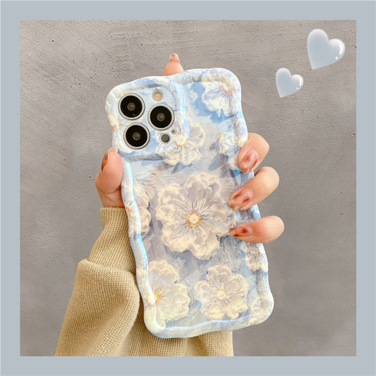 French Vintage Oil Painting Flowers iPhone Case