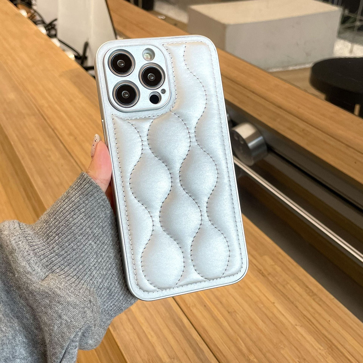 Luxury Puffer Air Phone Case For iPhone Series