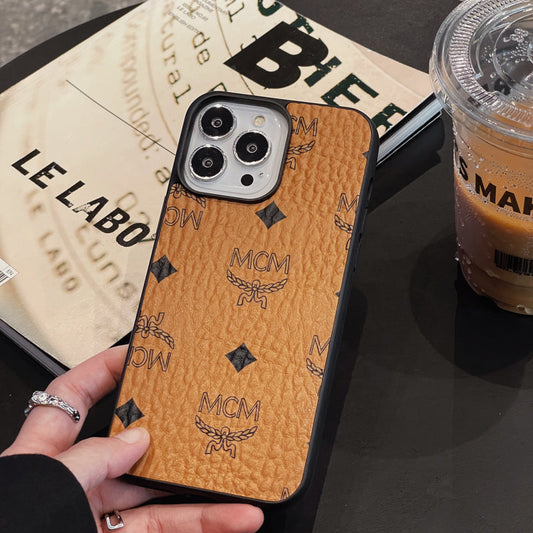 MCM iPhone Case Yellow