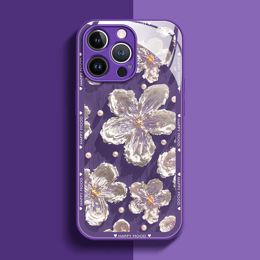 Oil Painting Flower iPhone Case