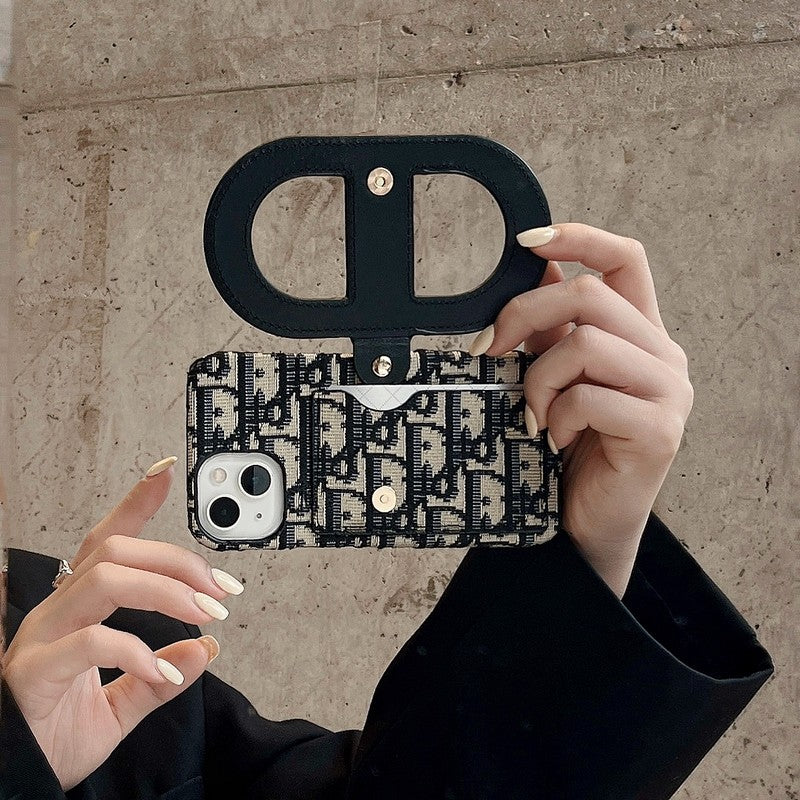 Fashion Bracket Kartenfach iPhone Hülle