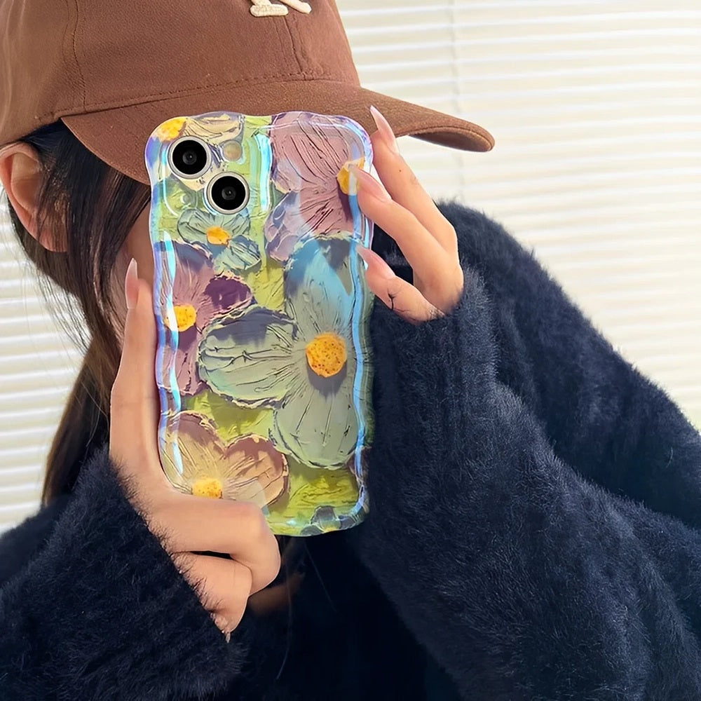 Oil Painting Flower Galaxy/iPhone Case