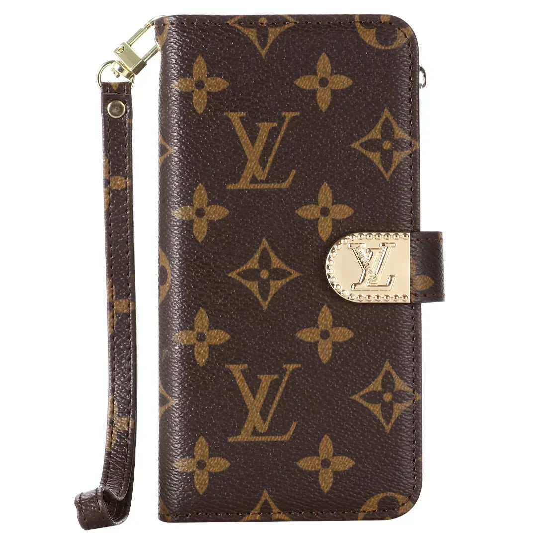 CUSTODIA PER CELLULARE SAMSUNG IN PELLE CON TELA MONOGRAM