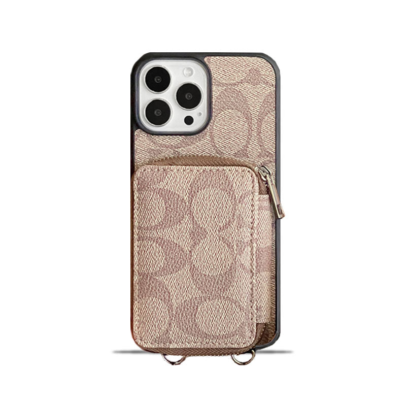 Classic iPhone Case With Wallet Coffee