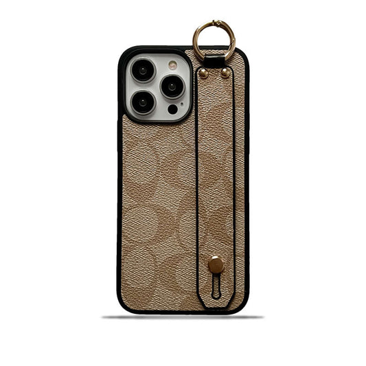 Klassische iPhone-Hülle mit Halterung Kaffee-SW240330