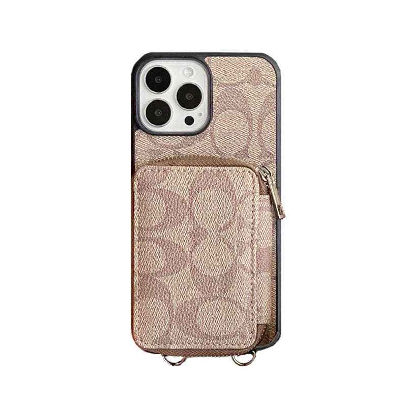 Classic iPhone Case With Wallet Coffee