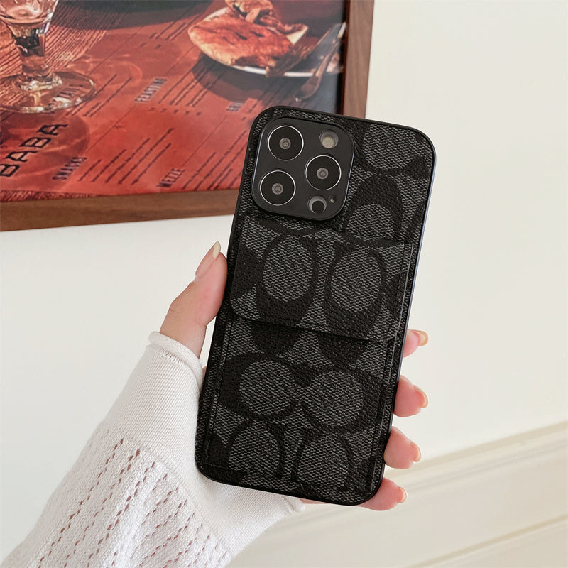Classic iPhone Case With Wallet Black