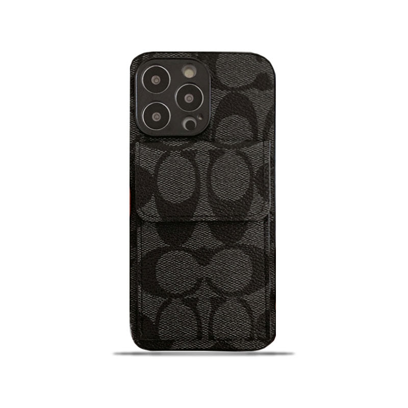Classic iPhone Case With Wallet Black