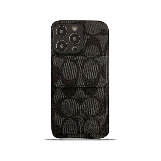 Classic iPhone Case With Wallet Black