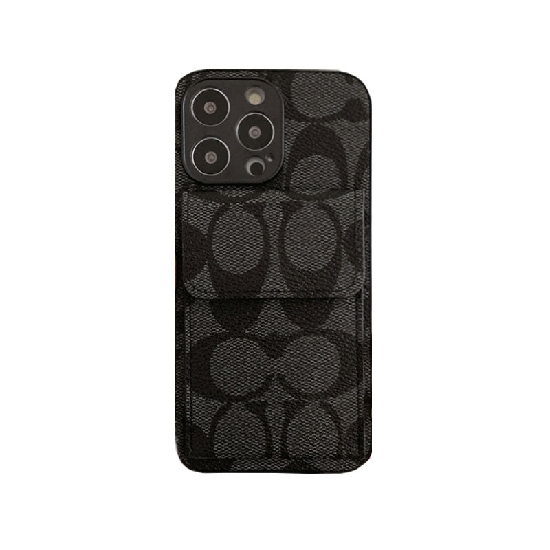Classic iPhone Case With Wallet Black