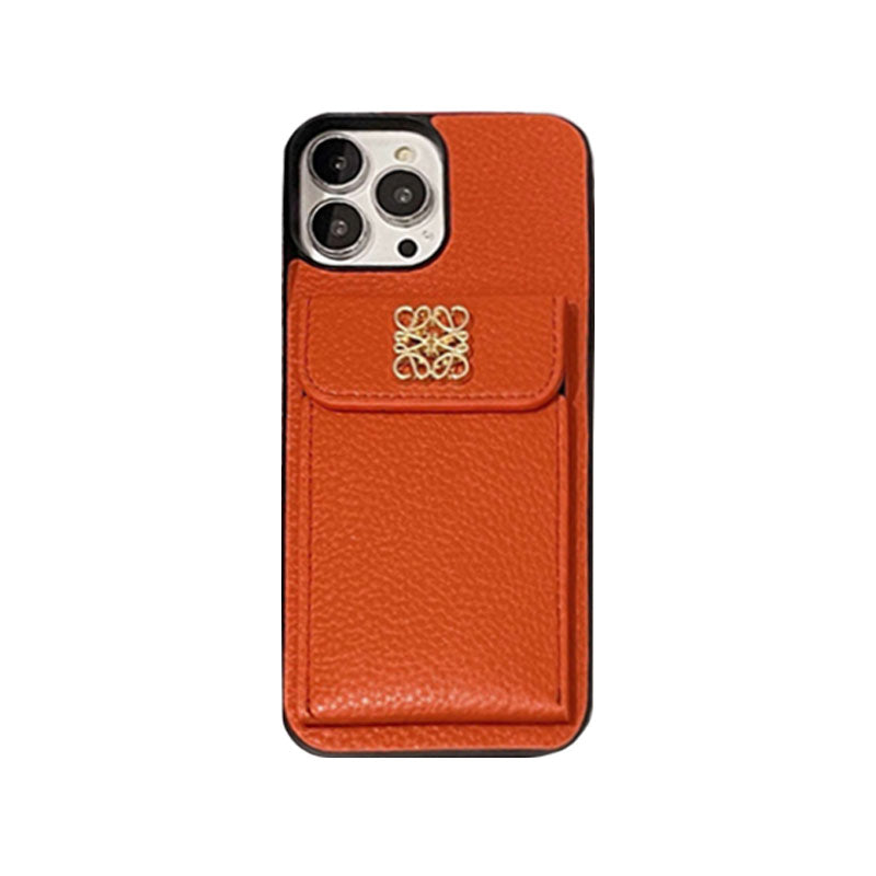 Luxury iPhone Case With Card Holder Black
