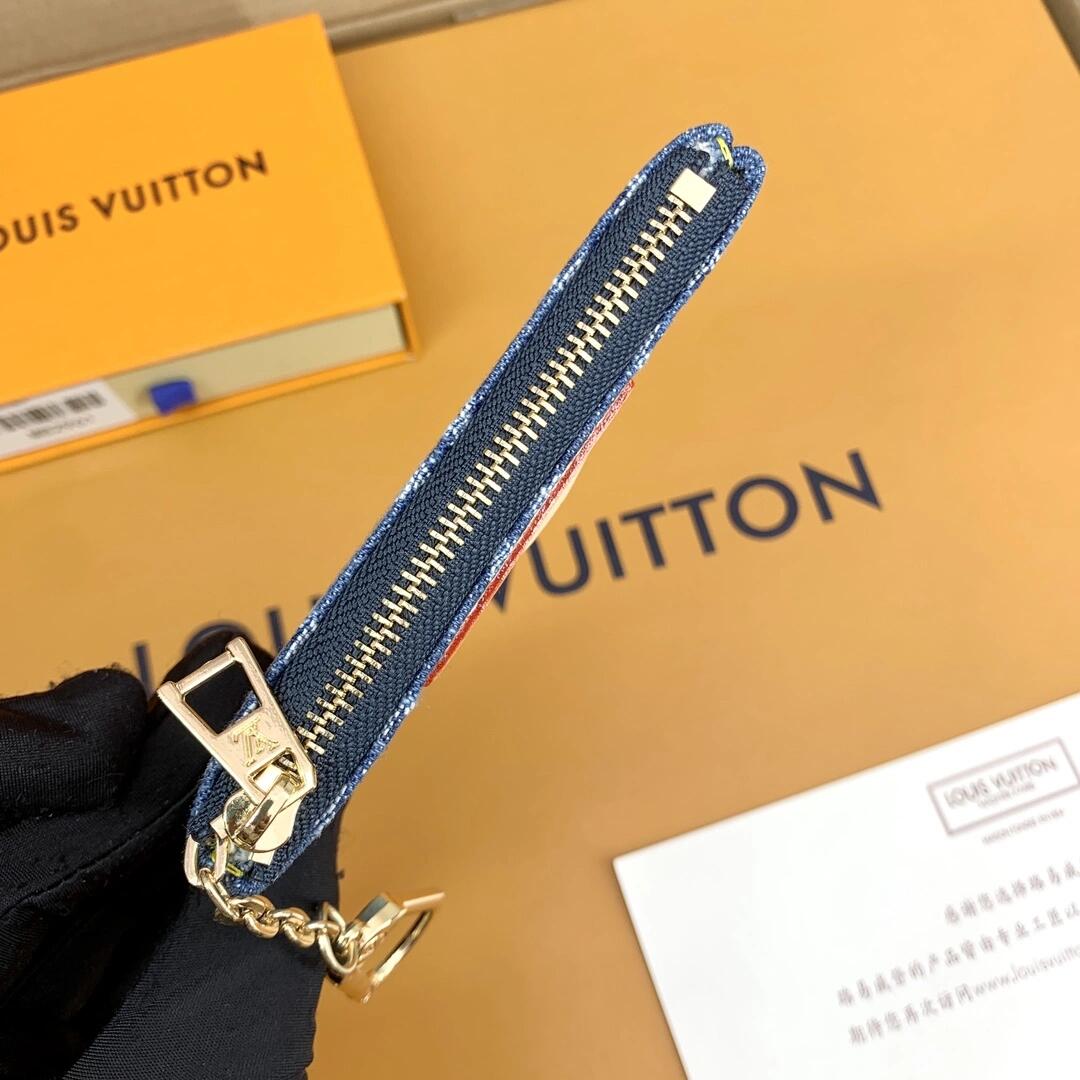 Portamonete di lusso con monogramma – Portafoglio portachiavi elegante e compatto
