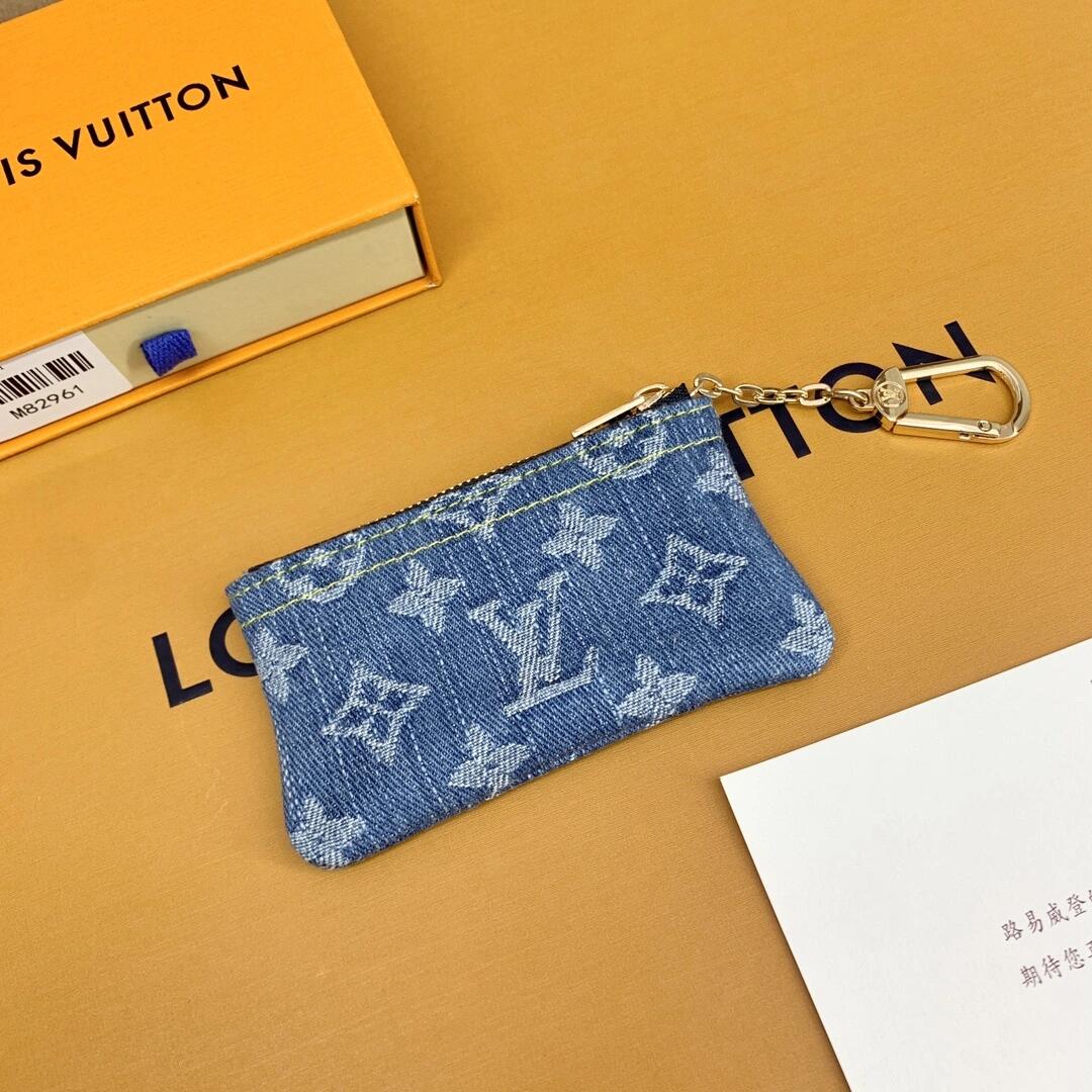 Portamonete di lusso con monogramma – Portafoglio portachiavi elegante e compatto