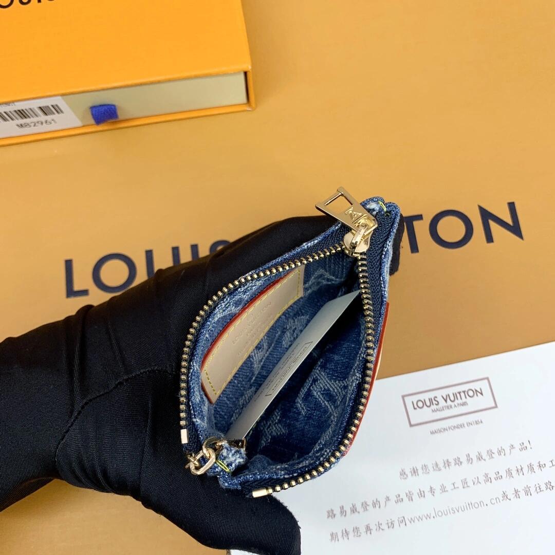 Portamonete di lusso con monogramma – Portafoglio portachiavi elegante e compatto