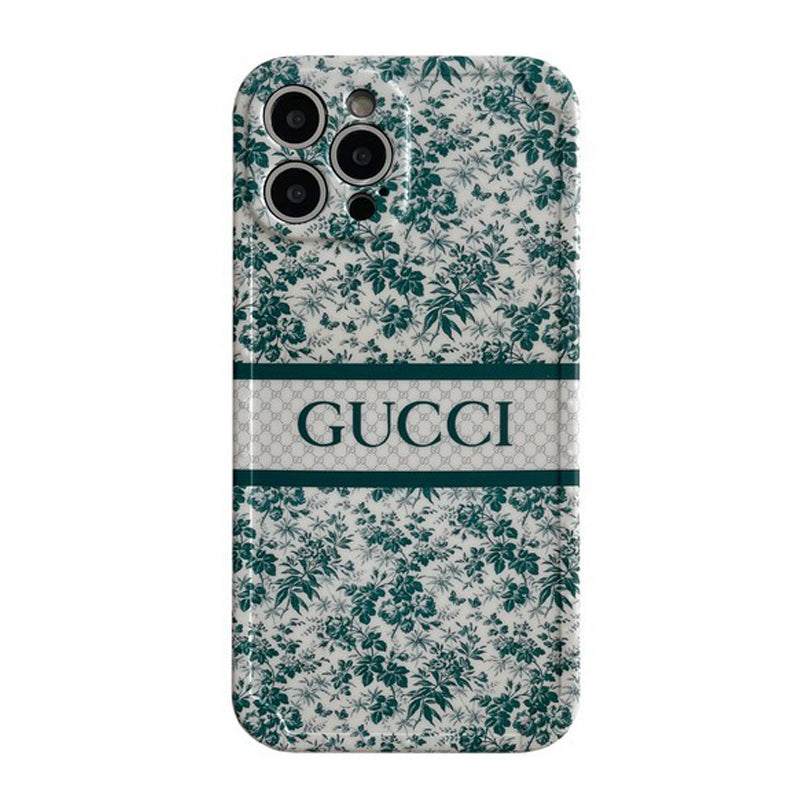 Grüne Premium-iPhone-Hülle mit Baum-Design