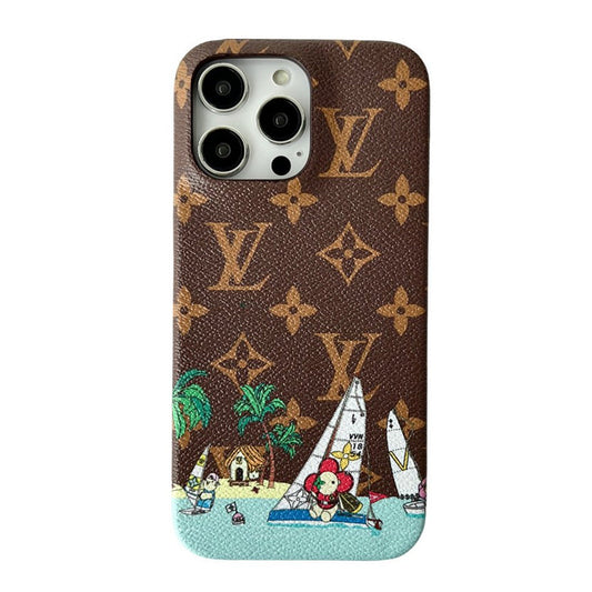 Luxuriöse farbige iPhone-Hülle (breit)