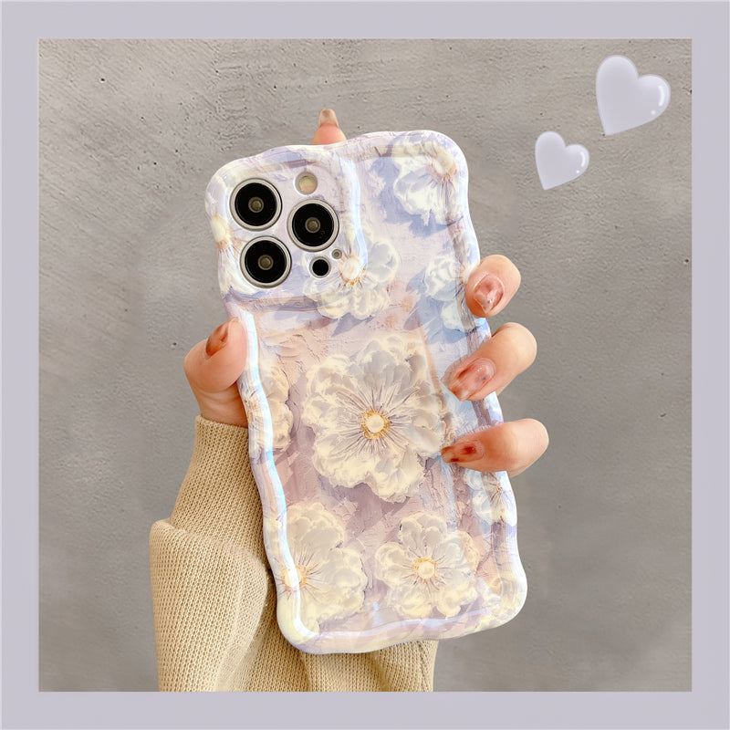 French Vintage Oil Painting Flowers iPhone Case
