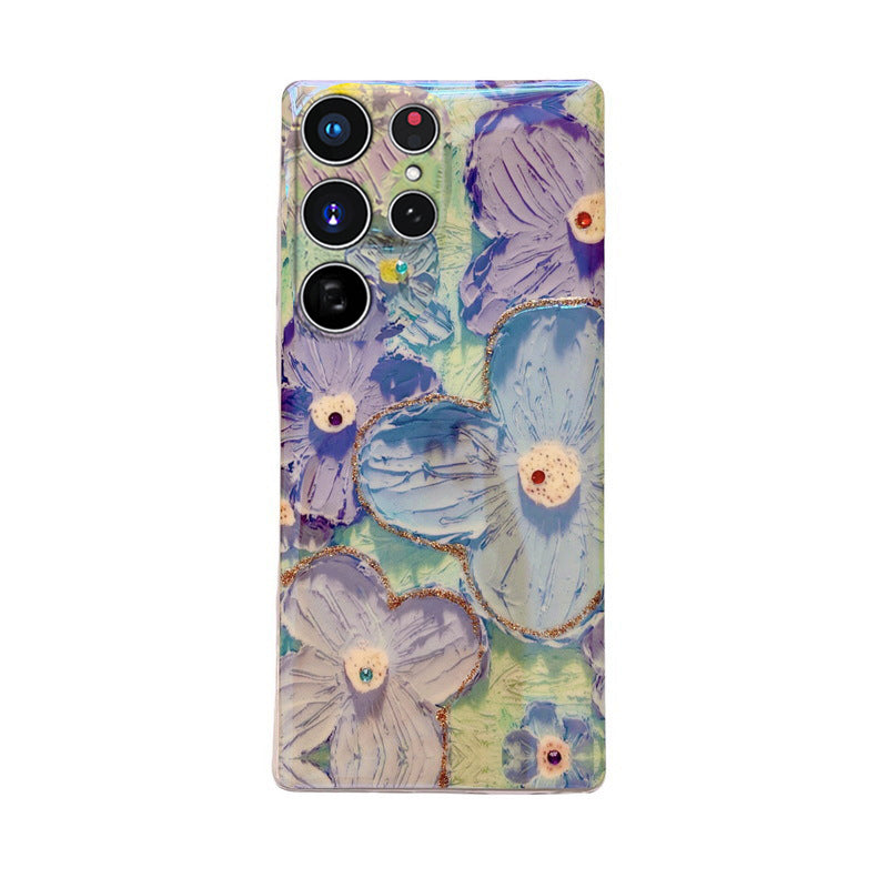 Oil Painting Flower Galaxy/iPhone Case