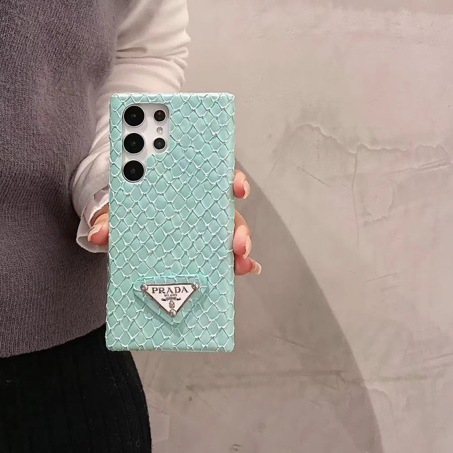 Stylische PR Handyhülle mit Schlangenprint für Samsung Galaxy