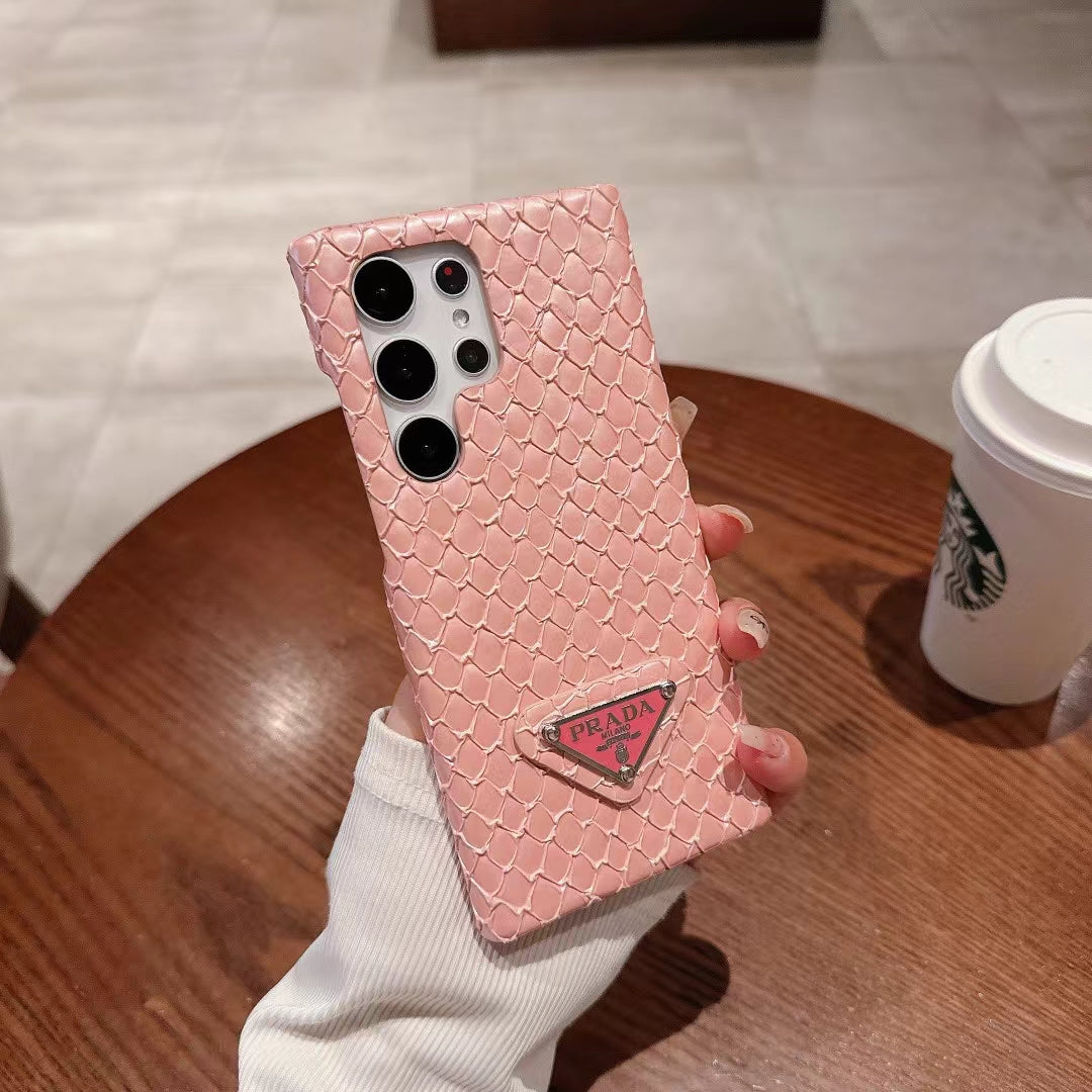 Stylische PR Handyhülle mit Schlangenprint für Samsung Galaxy