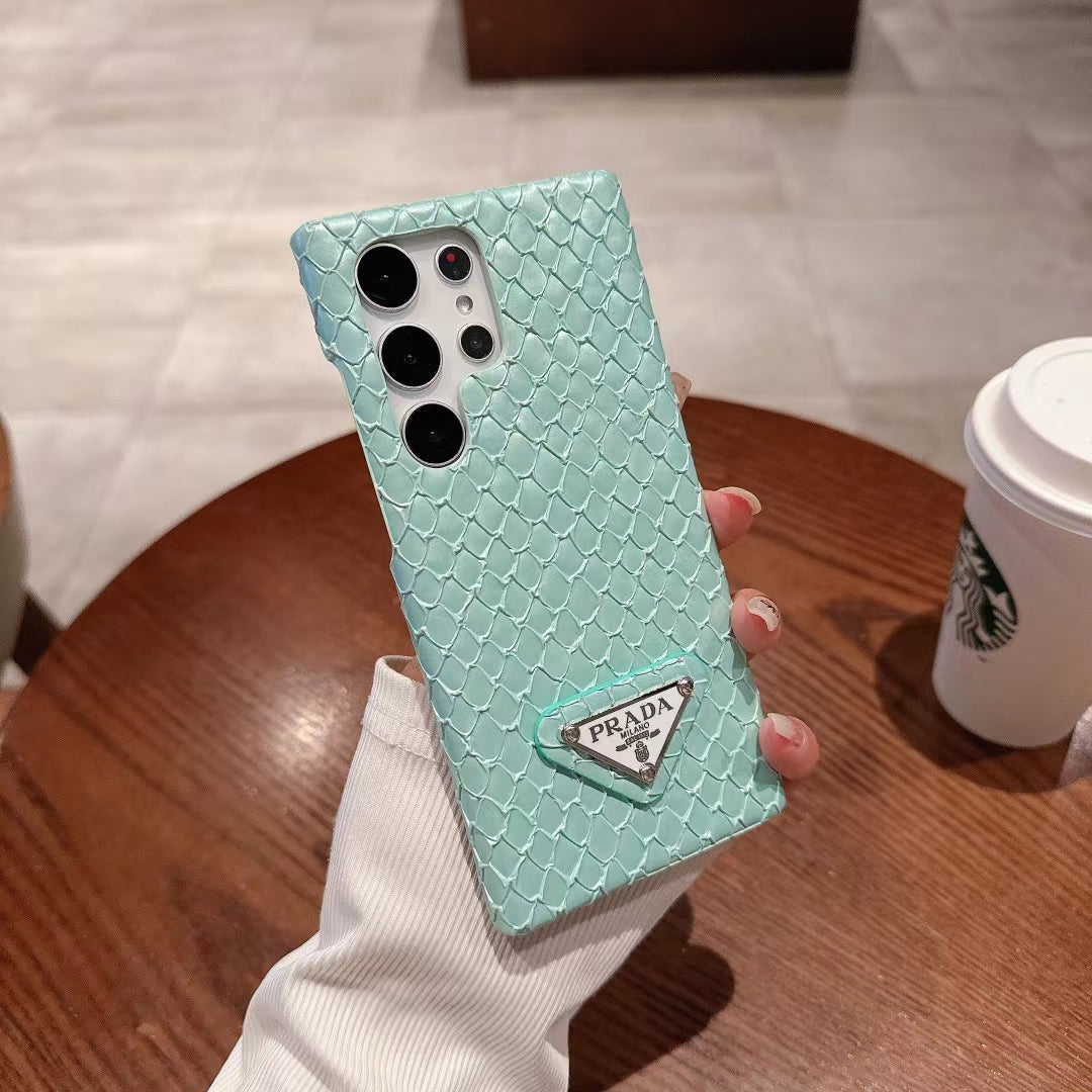 Stylische PR Handyhülle mit Schlangenprint für Samsung Galaxy