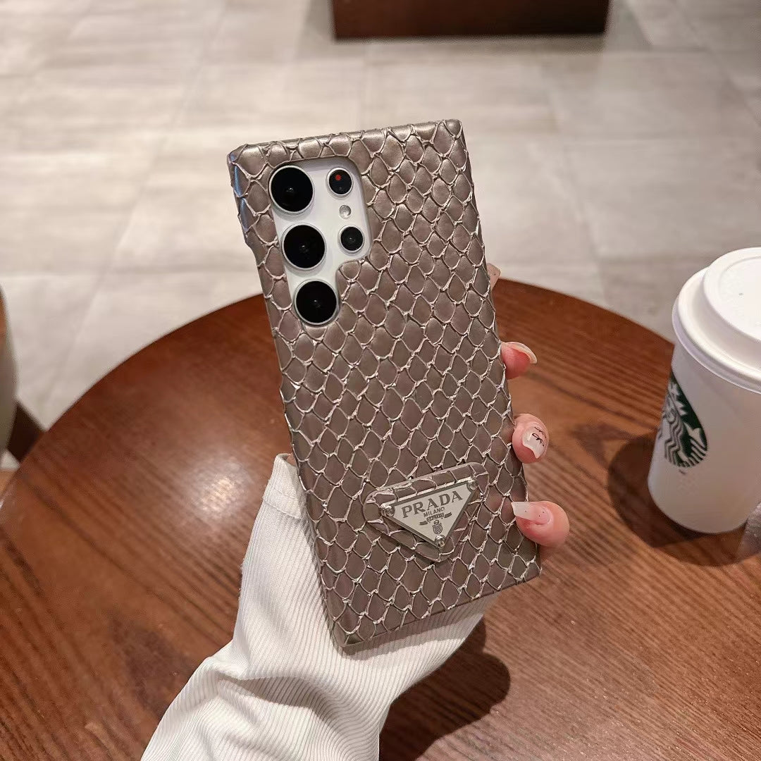 Stylische PR Handyhülle mit Schlangenprint für Samsung Galaxy