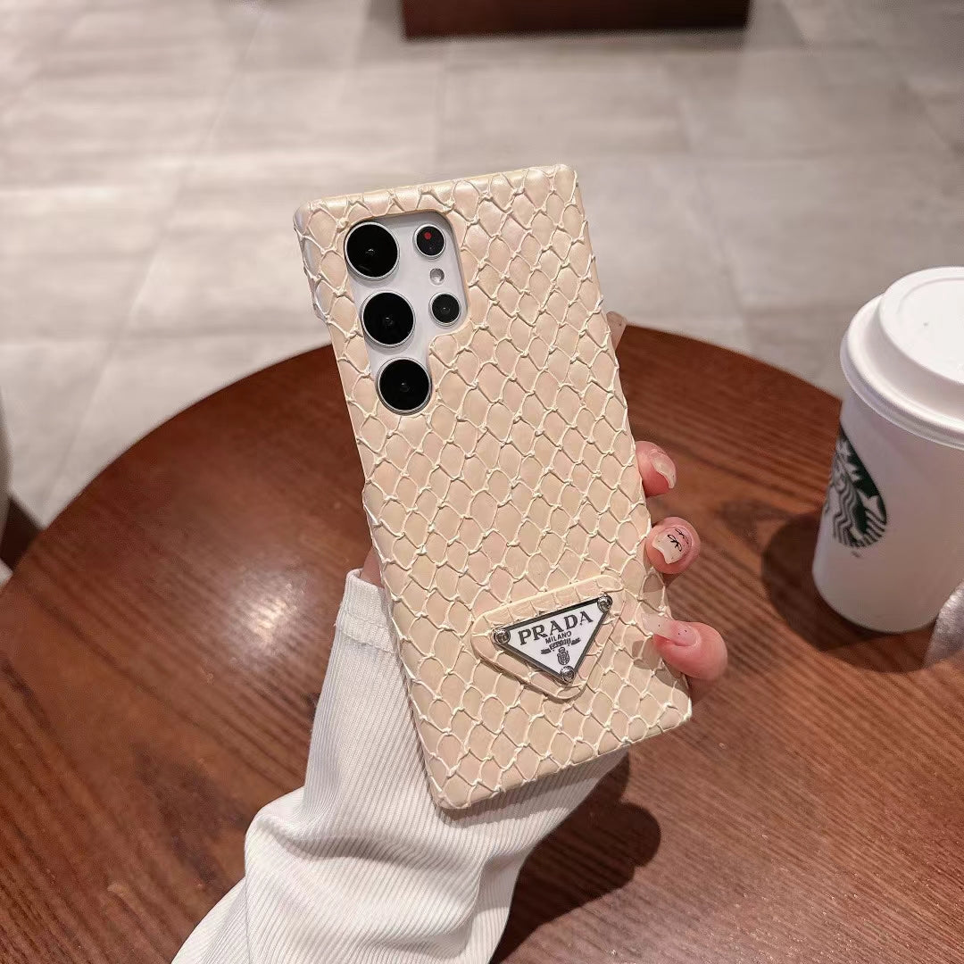 Stylische PR Handyhülle mit Schlangenprint für Samsung Galaxy