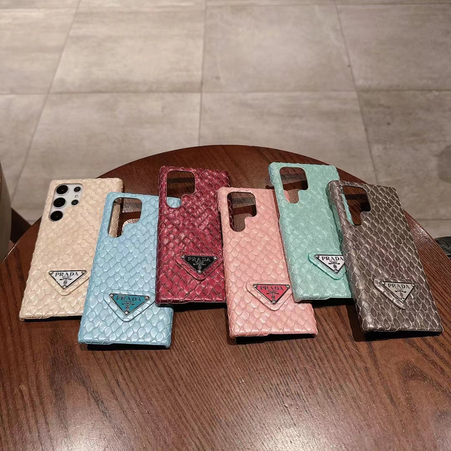 Stylische PR Handyhülle mit Schlangenprint für Samsung Galaxy