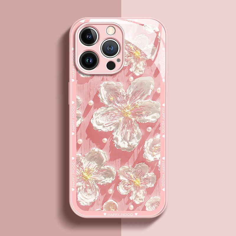 Oil Painting Flower iPhone Case