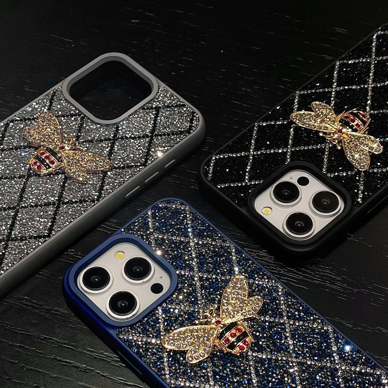 Premium Bee Diamond iPhone-Hülle