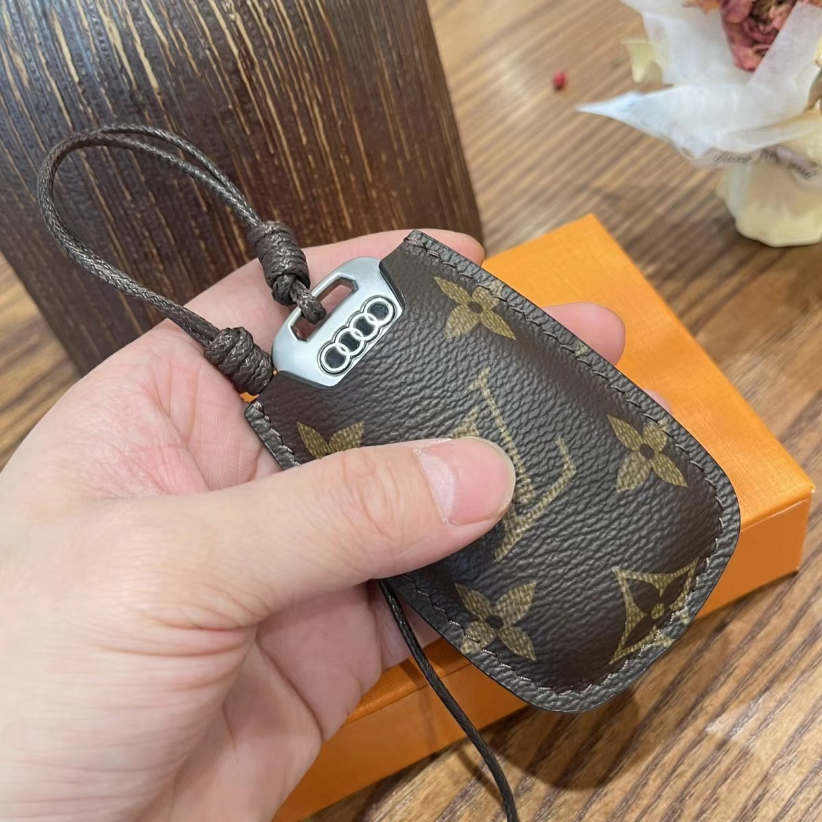 Luxury Handmade Leather Luxury Car Key Pouch