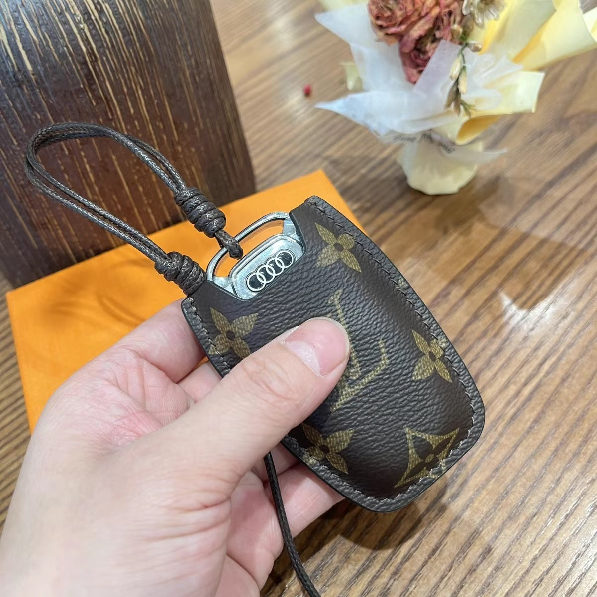 Luxury Handmade Leather Luxury Car Key Pouch