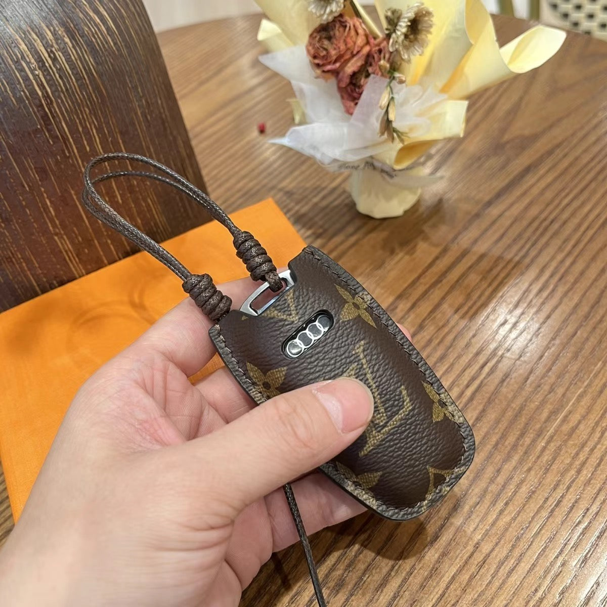 Luxury Handmade Leather Luxury Car Key Pouch