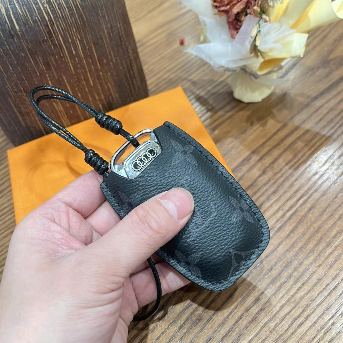 Luxury Handmade Leather Luxury Car Key Pouch