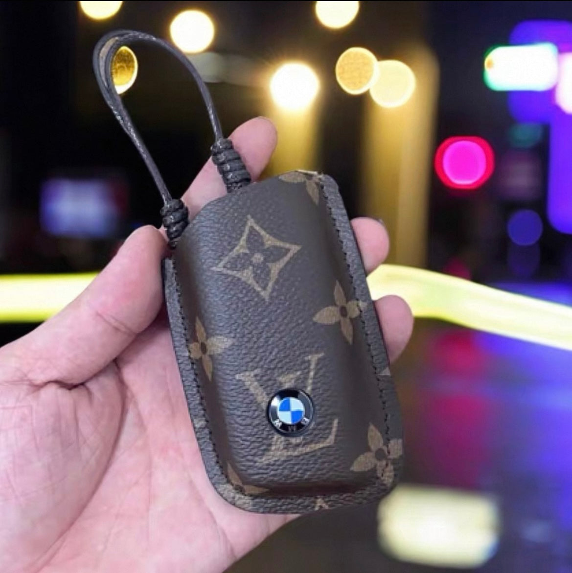 Luxury Handmade Leather Luxury Car Key Pouch