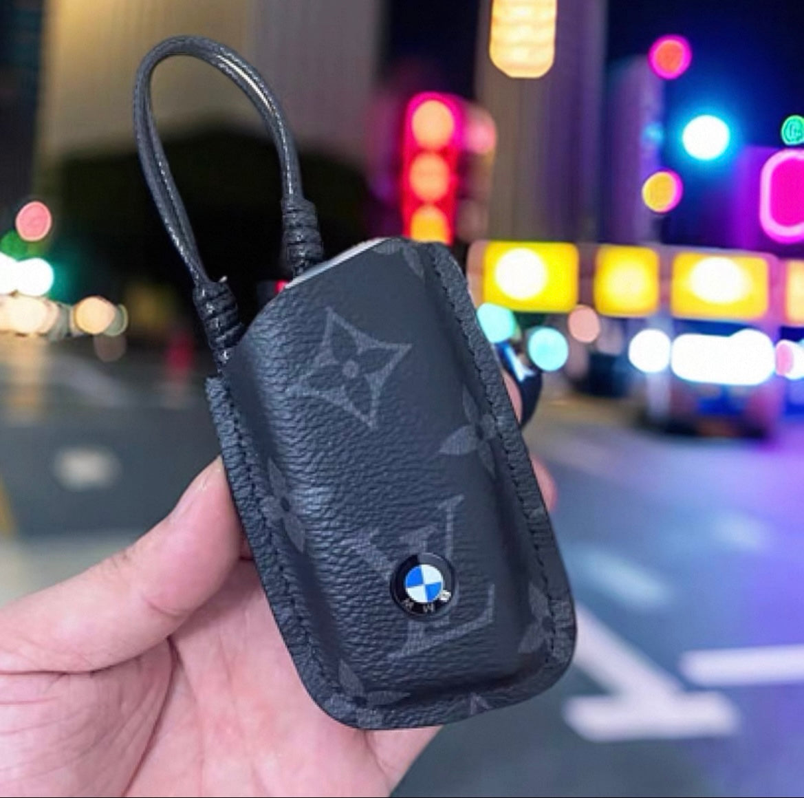 Luxury Handmade Leather Luxury Car Key Pouch