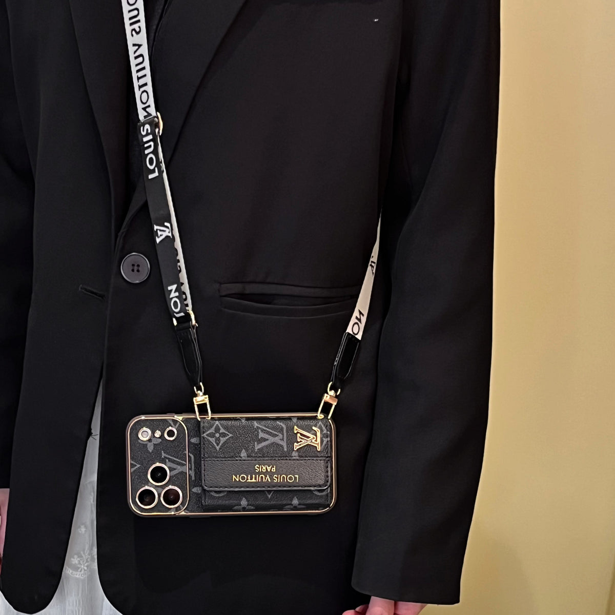 Custodia per telefono New Classic Luxury con porta carte (02)