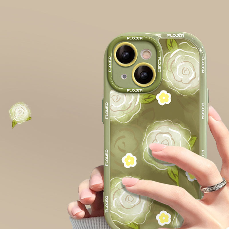 New Green Rose Bracelet iPhone Case