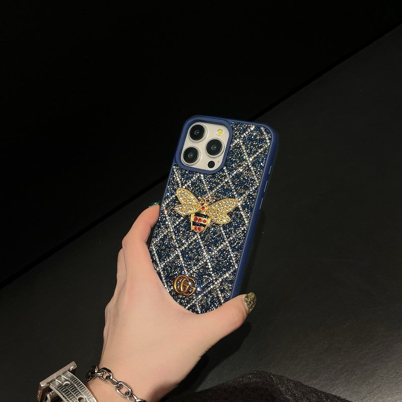 Premium Bee Diamond iPhone-Hülle