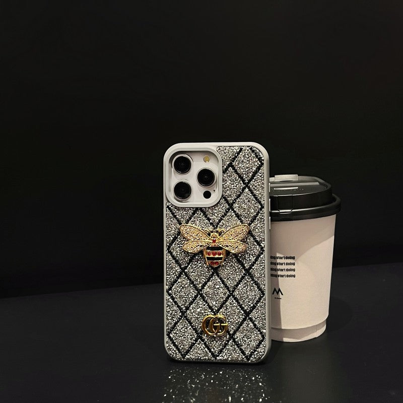 Premium Bee Diamond iPhone-Hülle