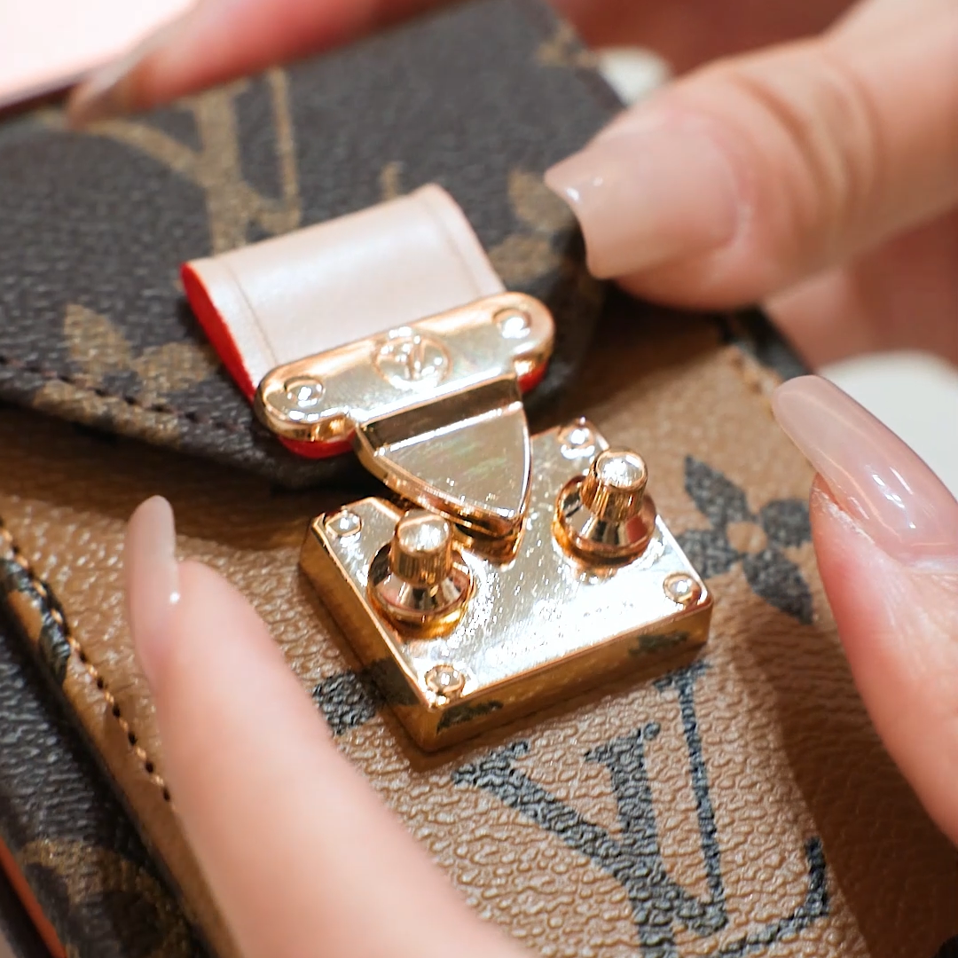 Luxuriöse Leder-Kartenfachtasche für das iPhone