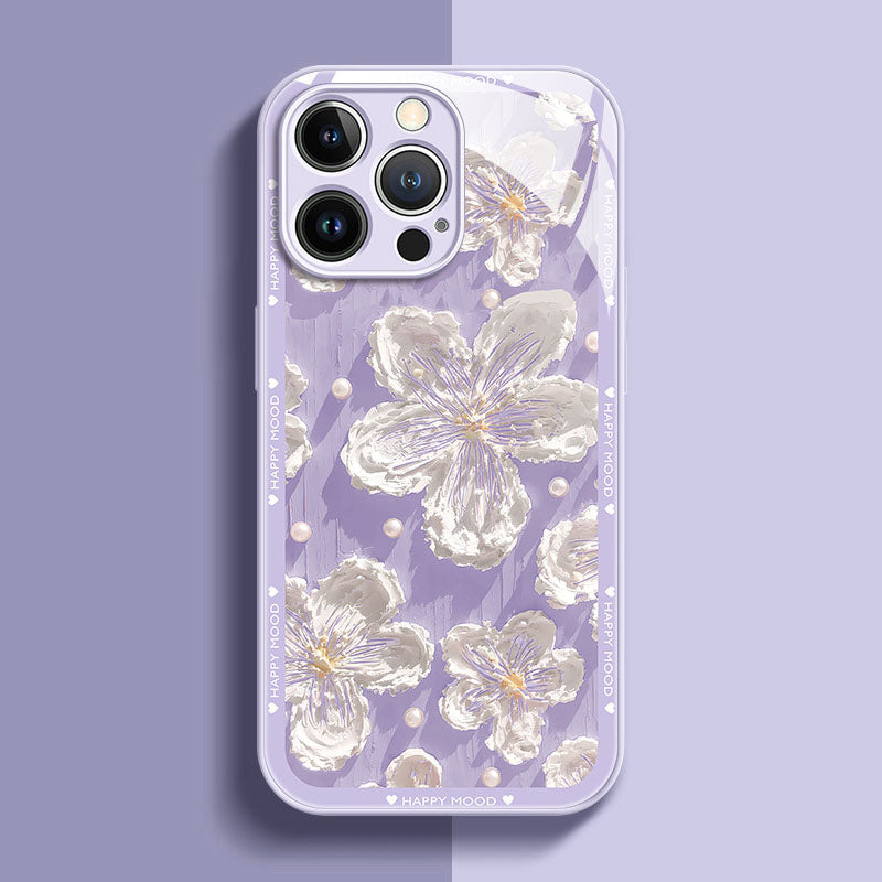 Oil Painting Flower iPhone Case