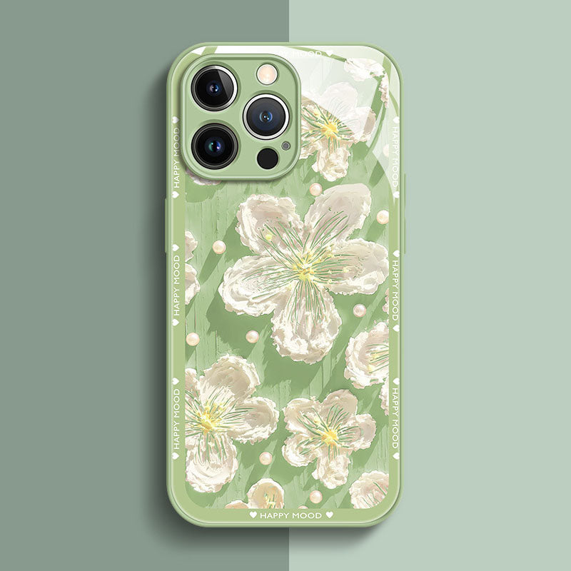 Oil Painting Flower iPhone Case