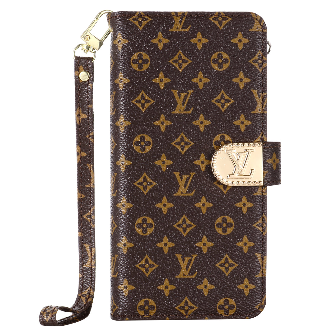 CUSTODIA PER CELLULARE SAMSUNG IN PELLE CON TELA MONOGRAM