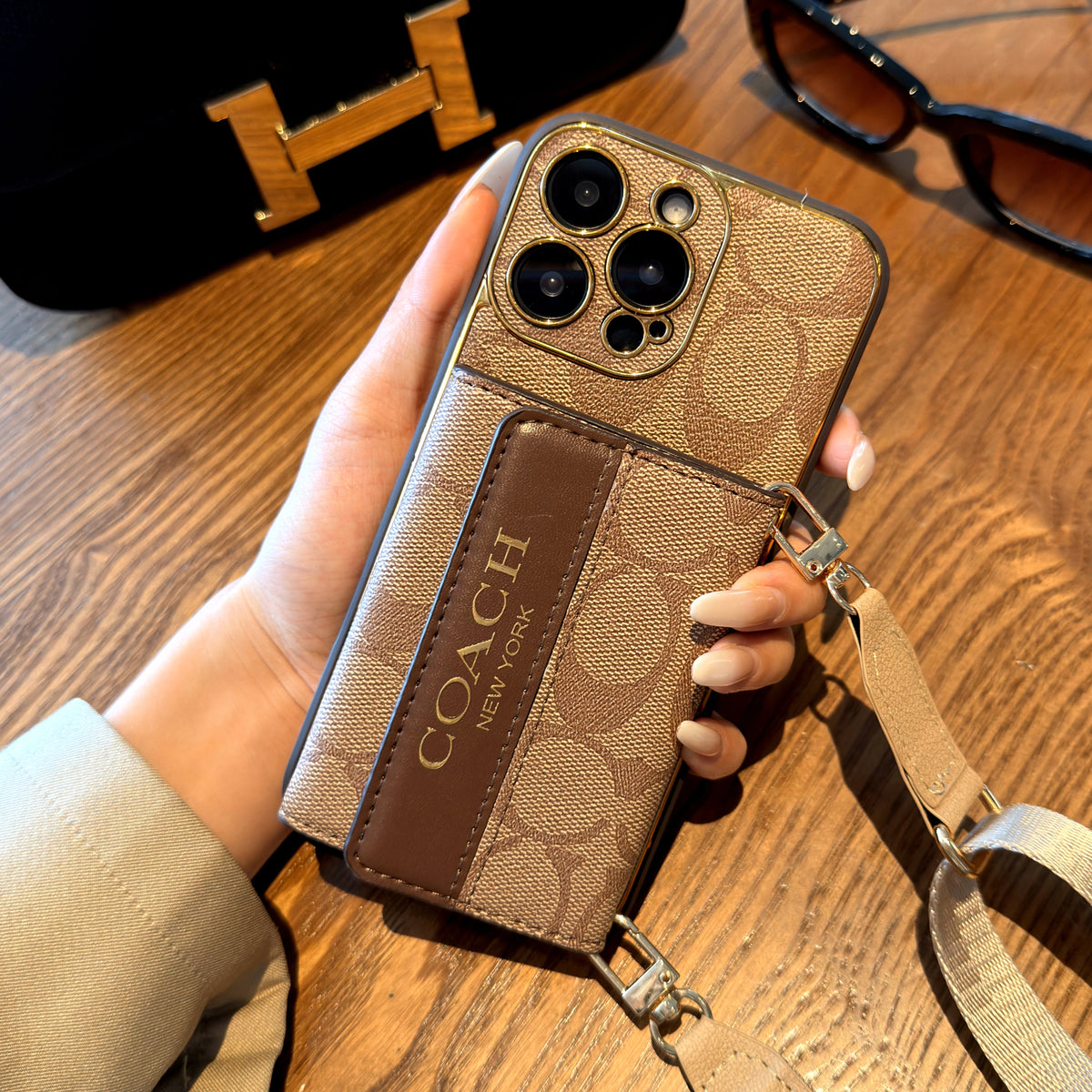 Luxury Fashion iPhone 18 Series Card Holder Case