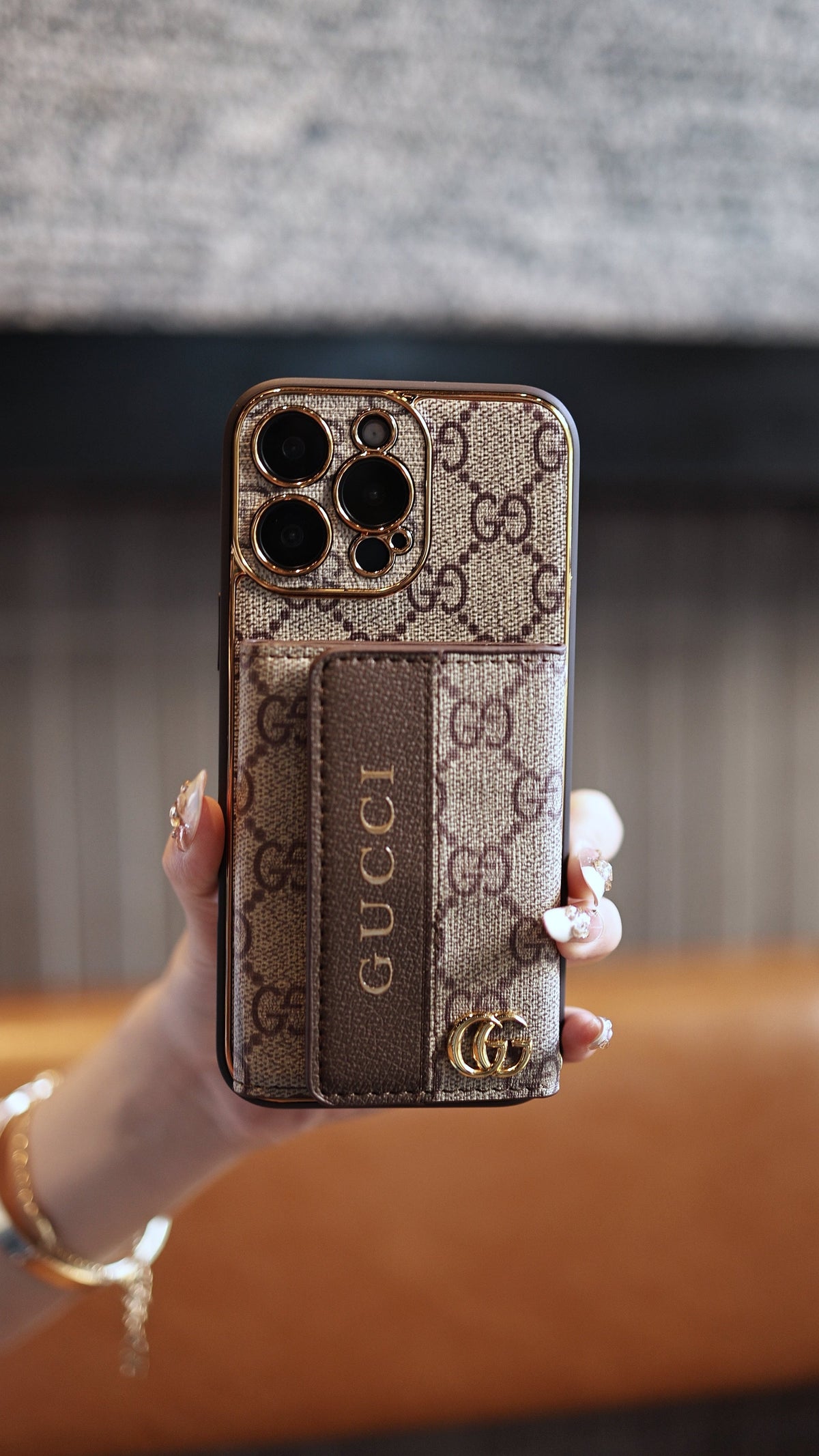 Luxury Fashion iPhone 18 Series Card Holder Case
