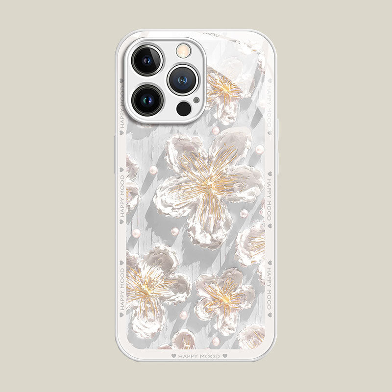 Oil Painting Flower iPhone Case
