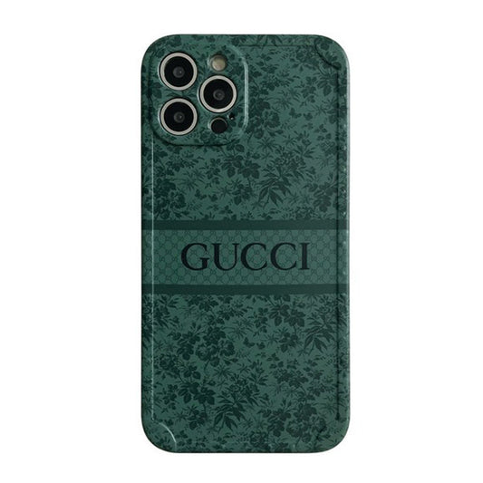 Grüne Premium-iPhone-Hülle mit Baum-Design