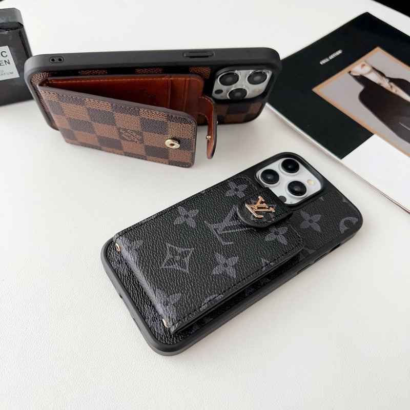 Luxuriöse klassische Kartenetui-iPhone-Hülle