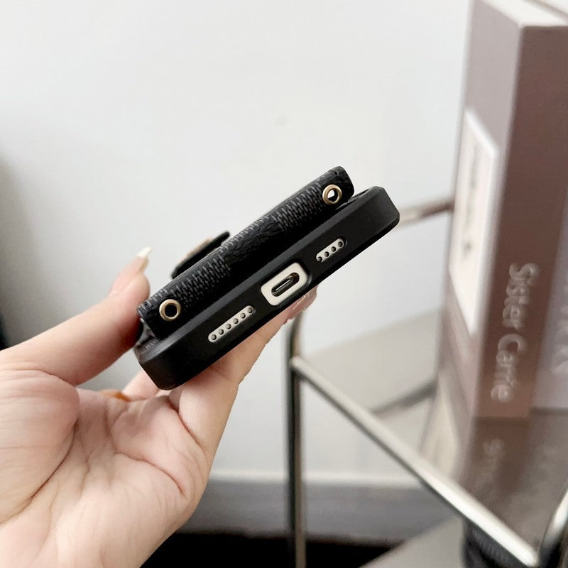 Luxuriöse klassische Kartenetui-iPhone-Hülle